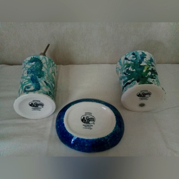 Cracker Barrel Mermaid Bathroom Vanity Accessories Set under the sea - Picture 7 of 8